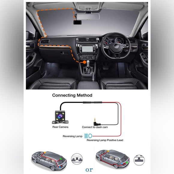 Milerong 1080P FHD Dash Camera for Cars Dash Cam Front and Rear - Picture 8 of 11